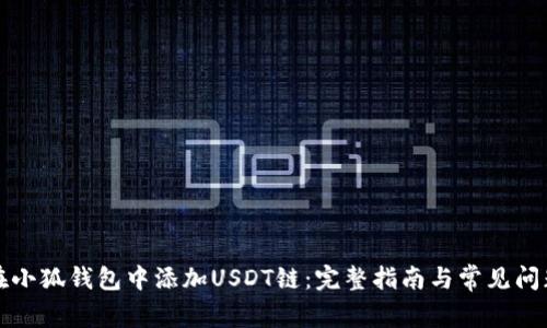 如何在小狐钱包中添加USDT链：完整指南与常见问题解答